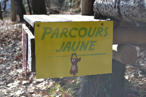 JoncasAventure parcours accrobranche jaune